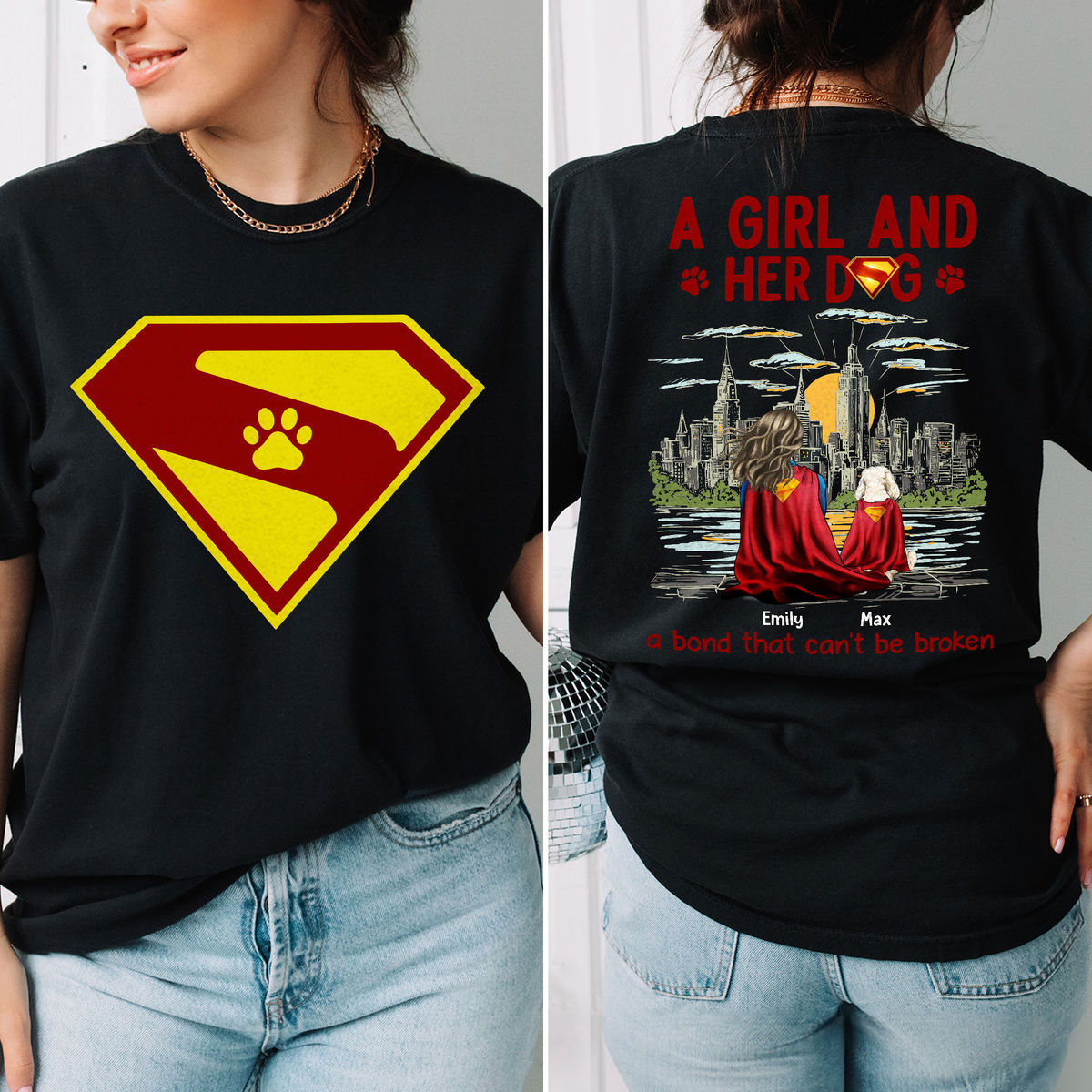 A girl and her dog a bond that can't be broken (v1)
