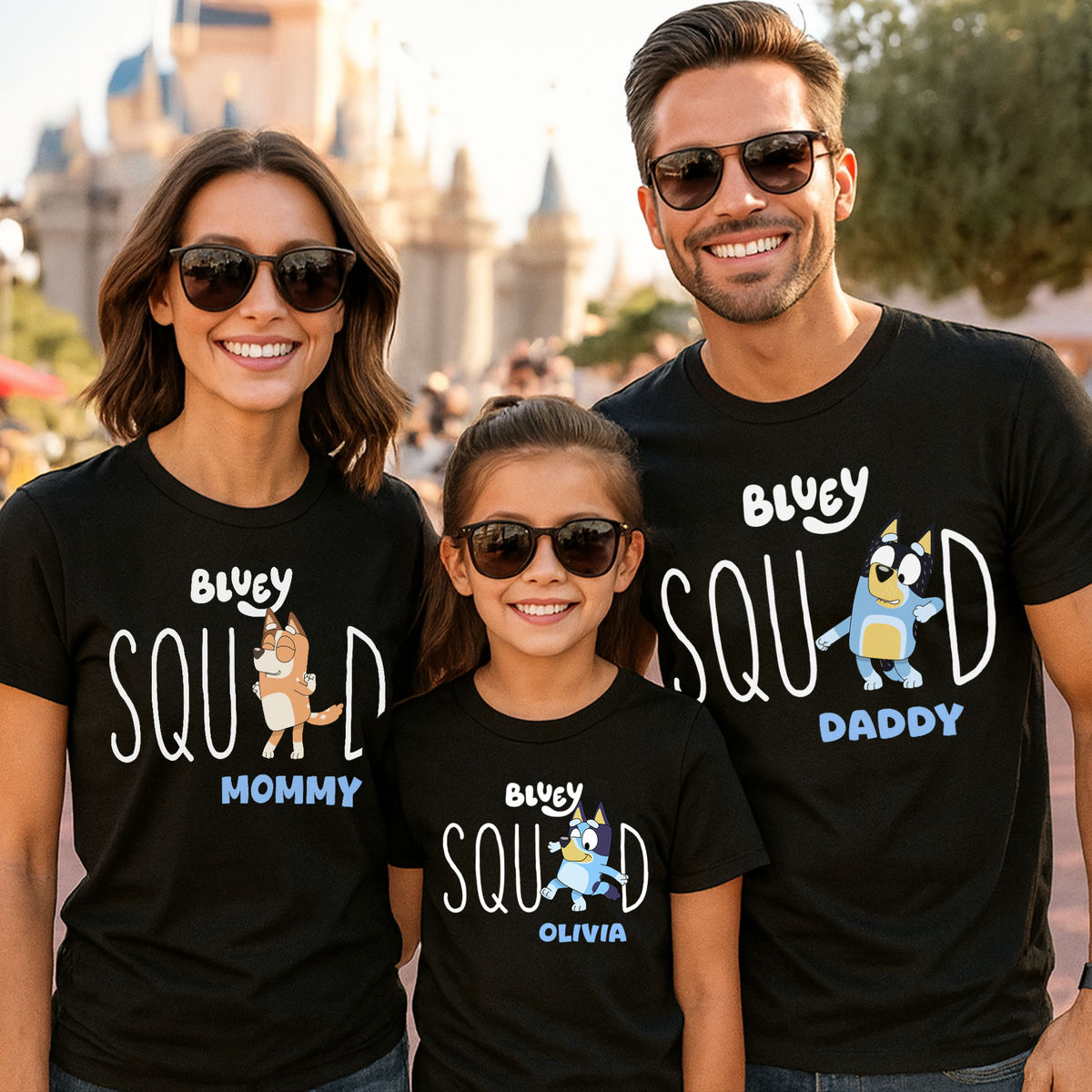 Personalized Tshirt - Bluey Family Shirts, Blueyworld Shirts Family, Custom Bluey Characters Family Shirts, Personalized - Personalized Shirt - Personalized Shirt_7