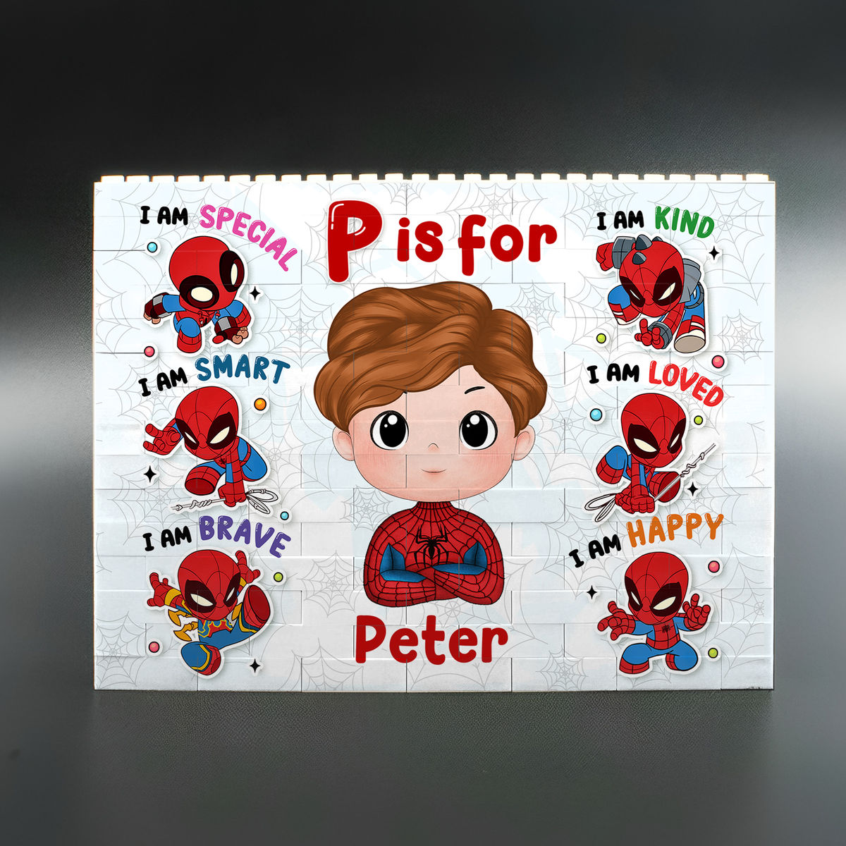 Building Block Puzzle - My Dream Character Block Lego Puzzle - Spider Man | Birthday Gift For Kids - Christmas Gift for Kids - Personalized Block_6