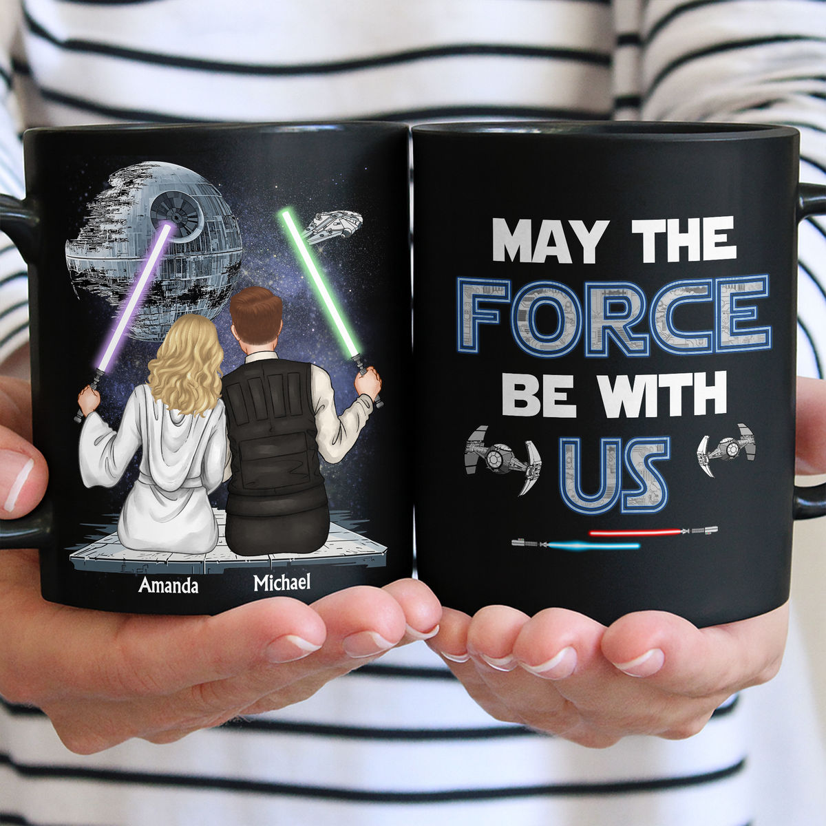 May The Force Be With Us - Gift for Couple, Husband, Wife