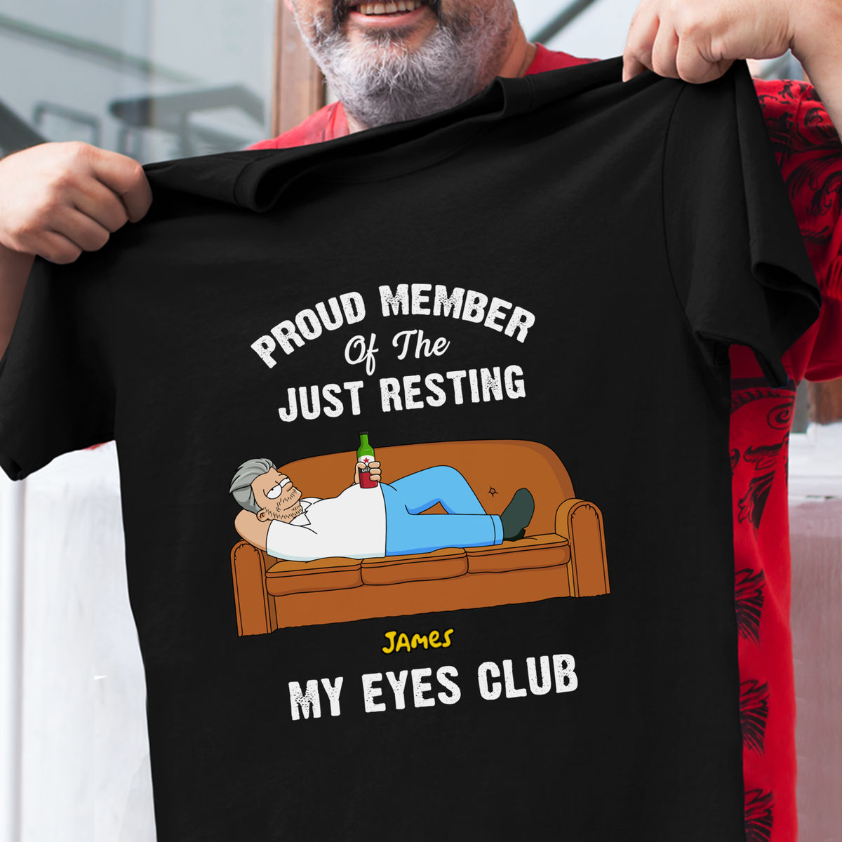 Just Resting My Eyes Shirt for Dad Gift for Dad, Funny Fathers Day Shirt, Funny Mens Tshirt, Dad T Shirt