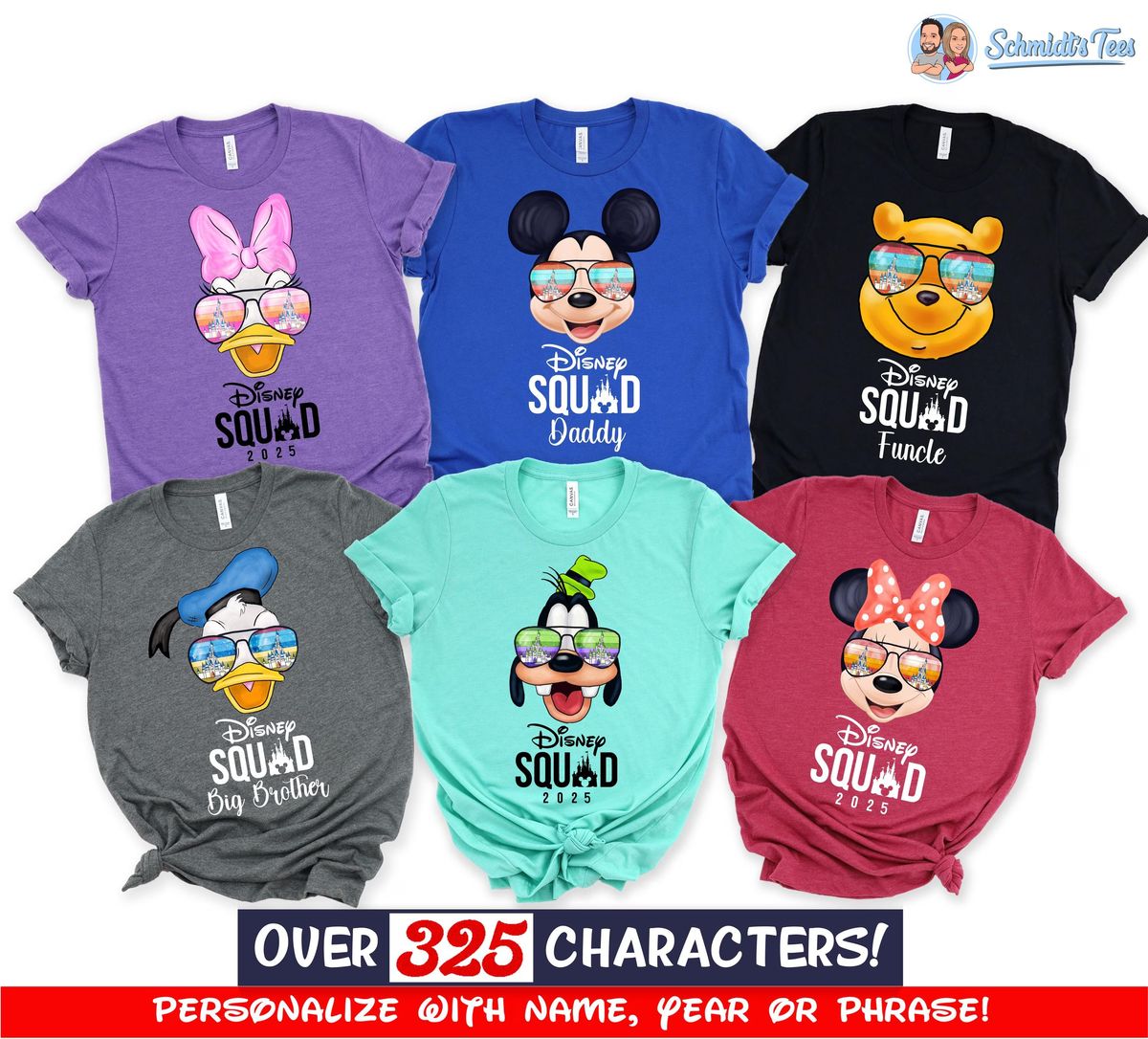 Personalized Set - Disney Family Shirts - Disney Shirts, Disney Matching Shirts 2026, Disney Trip Shirt, Disney World Shirt, Disney Vacation, Disney Squad Shirt