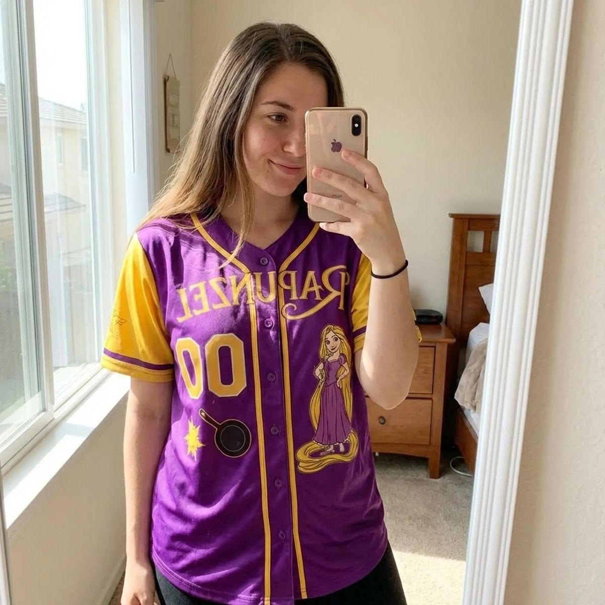 Personalized Set - Custom Disney Princess Number Baseball Jersey - Jersey Gift For Kids, Custom Disney Lover, Y2K Crewneck, Disney Princess Birthday Gift_20