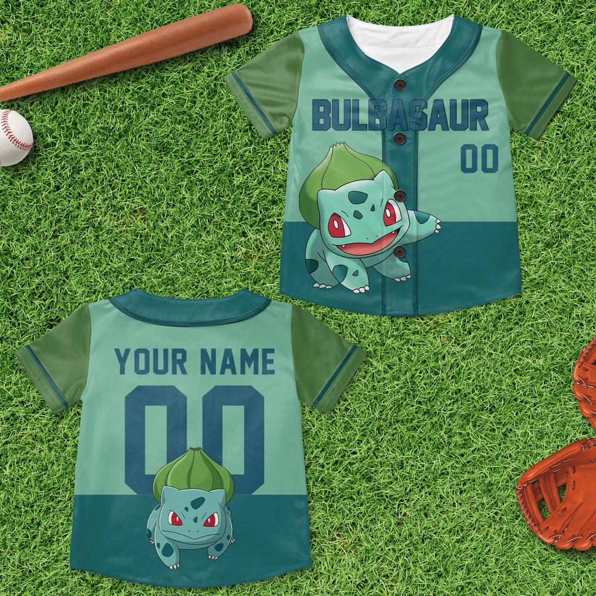 Personalized Video Game Baseball Jersey, Birthday Gift, Baseball Team Matching Outfit, Poke Monter Jersey