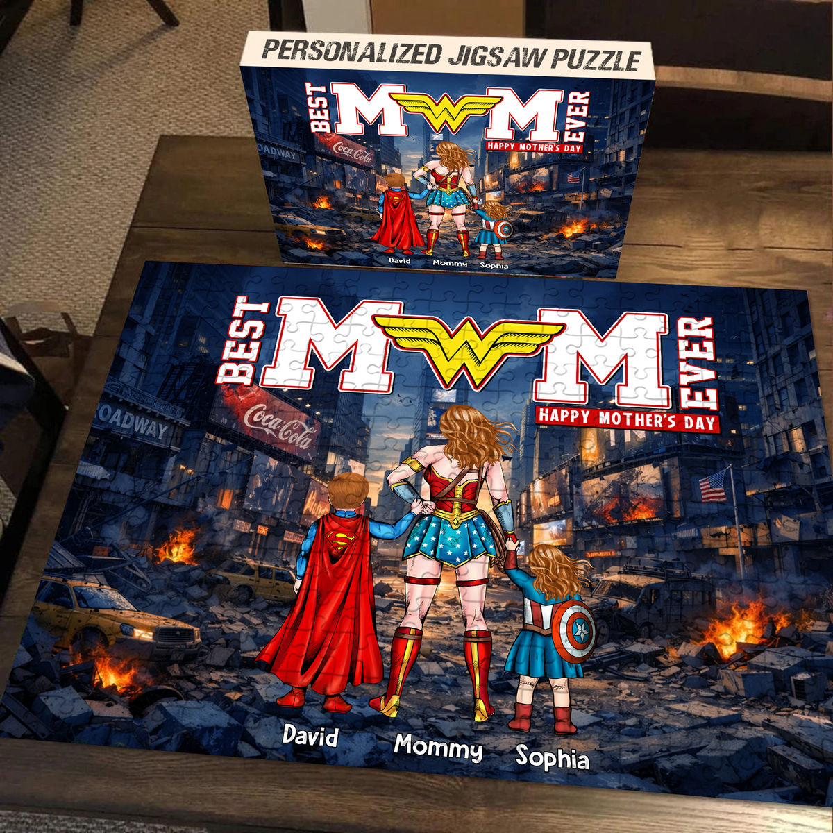 Jigsaw Puzzle Personalized - Best Mom|Mum Ever - Happy Mother's Day 2026 - Best Gift For Mom - Personalized Puzzle_2