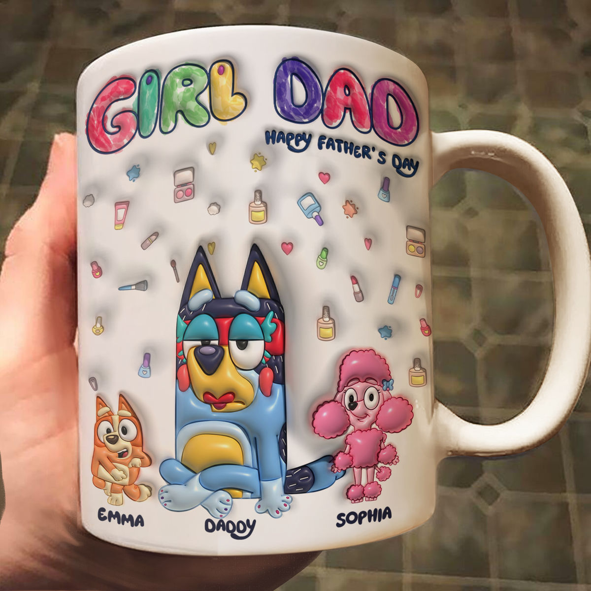 Girl Dad - Happy Father's Day 2026 - Limited Edition Mug for Bluey Dad