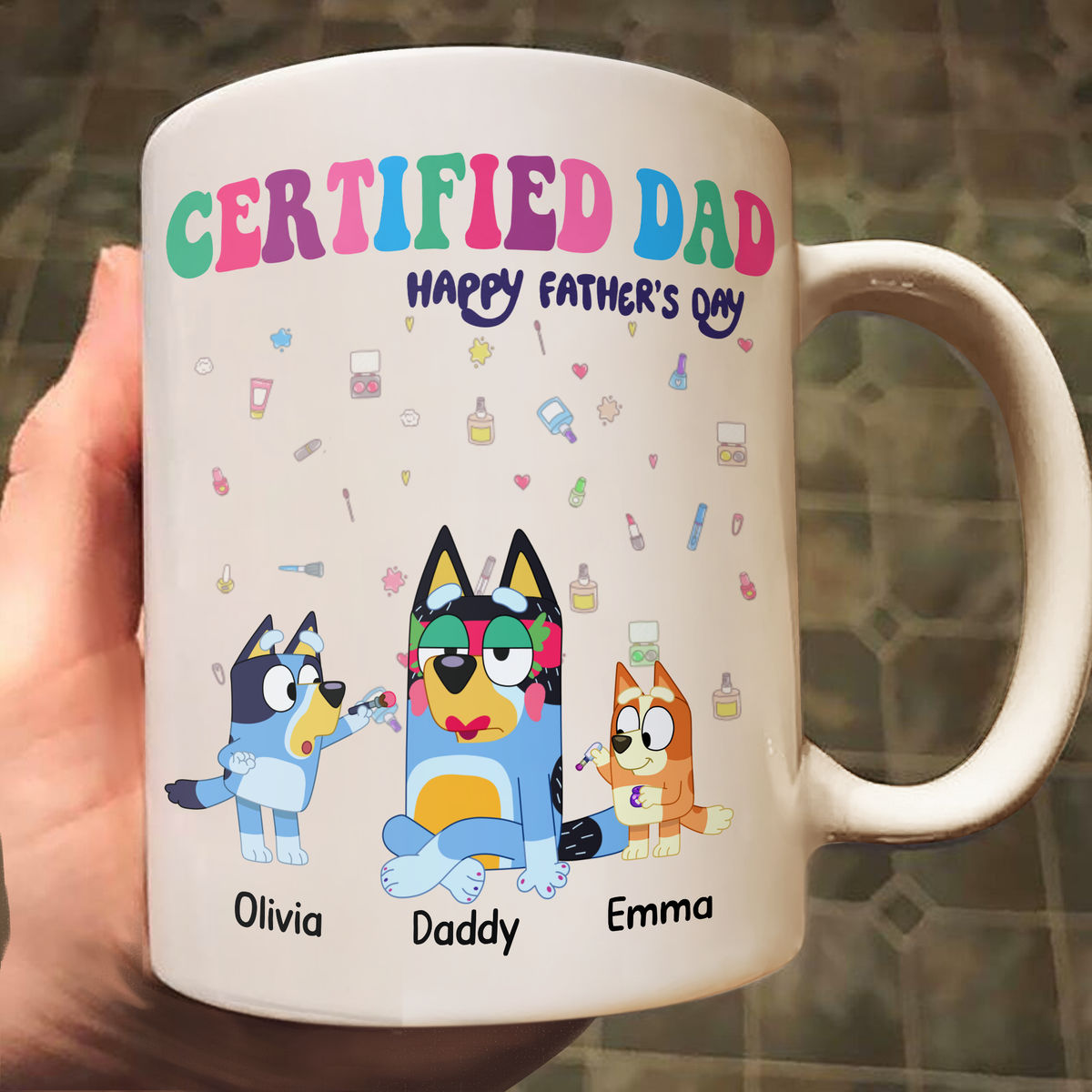Certified DAD- BLUEY DAD - Happy Father's Day 2026 - Unique Gift for Him