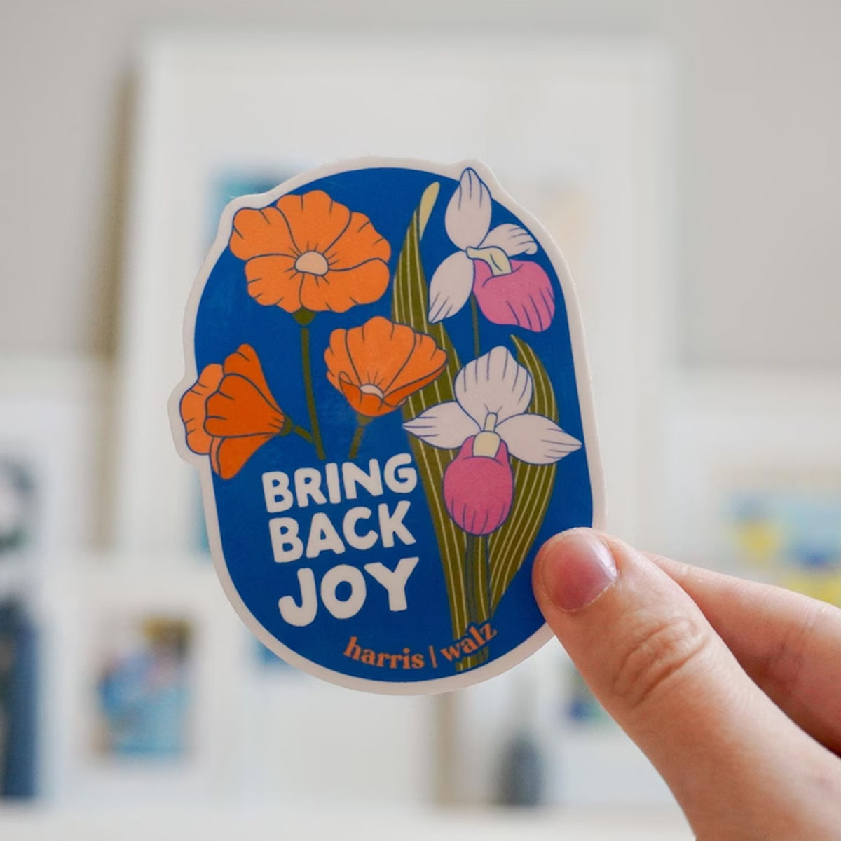 Limited Edition - BRING BACK JOY | Support for Her | Vinyl Sticker | Waterproof | Premium Sticker | Best Seller 2024 - Personalized Sticker_3