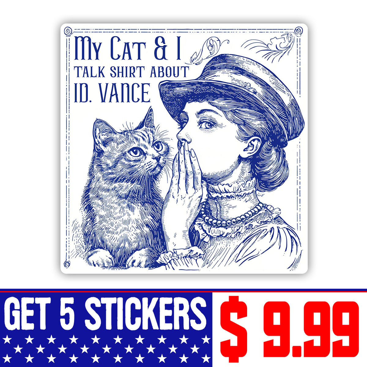 Limited Edition - The Perfect Sticker for Childless Cat Lady | Support for Her | Vinyl Sticker | Waterproof | Premium Sticker | Best Seller 2024 | Sticker (1-5) - Personalized Sticker_6