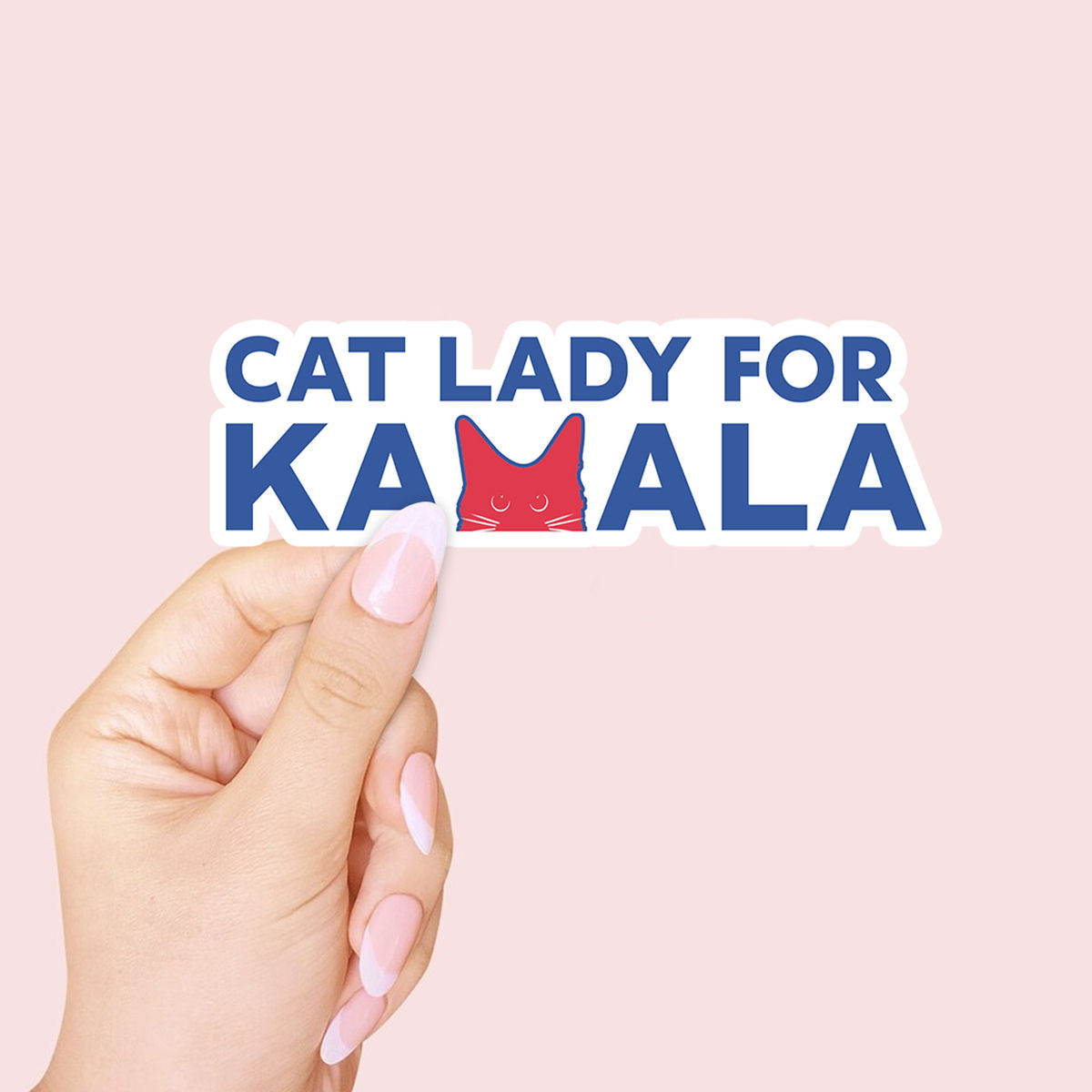 Limited Edition - The Perfect Sticker for Childless Cat Lady | Support for Her | Vinyl Sticker | Waterproof | Premium Sticker | Best Seller 2024 | Sticker (1-5) - Personalized Sticker_7