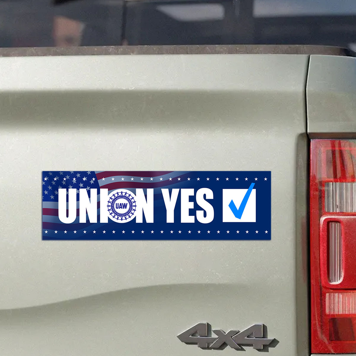 Bumper Car Magnets - He is a SCAB - SUPPORT FOR HER - UAW FOR HER - Bumper Sticker Magnet Sign - Social Justice Activist Gift - Vote Blue 2024 Presidential Election - Buy 3 Get 1 Free - Personalized Magnet_2