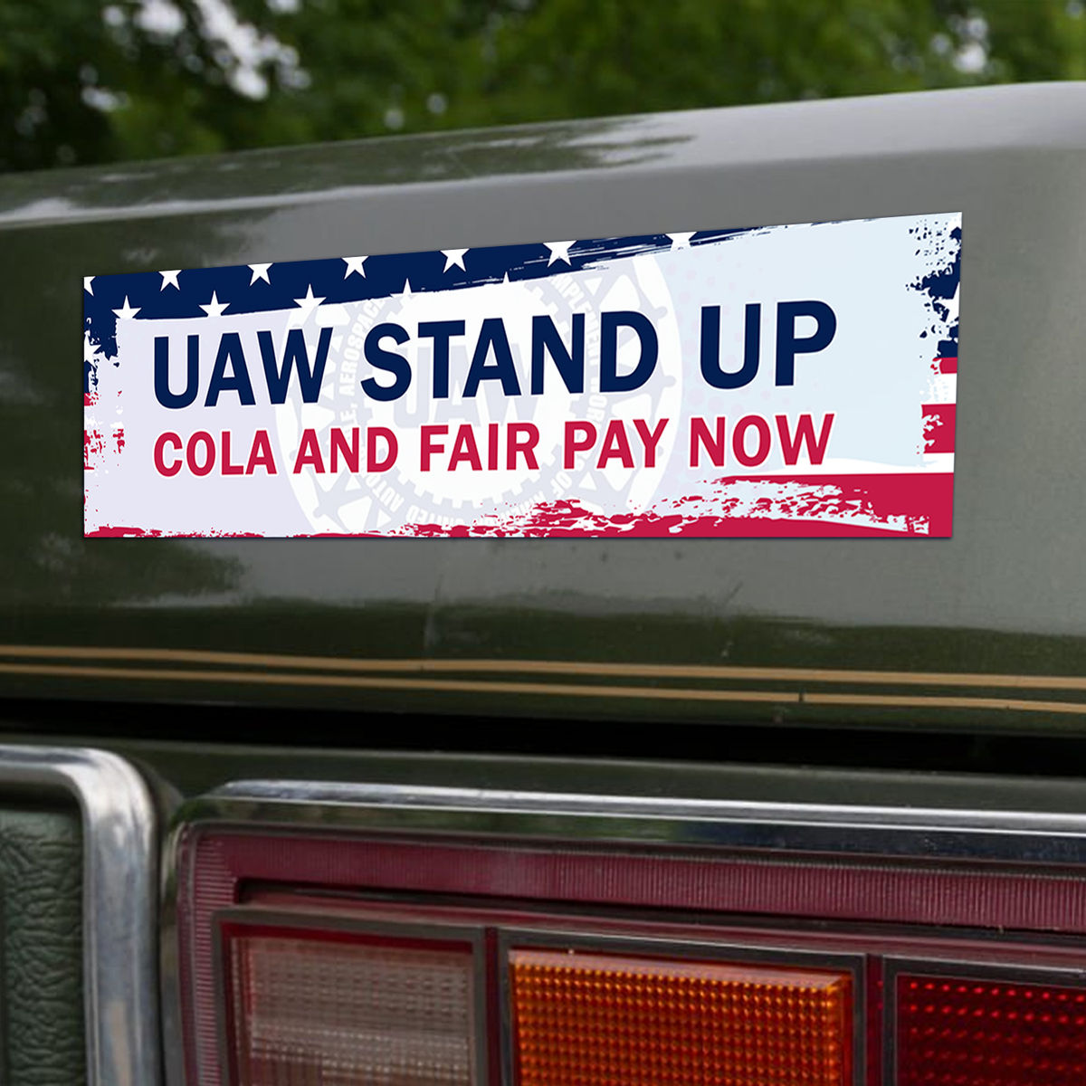Bumper Car Magnets - He is a SCAB - SUPPORT FOR HER - UAW FOR HER - Bumper Sticker Magnet Sign - Social Justice Activist Gift - Vote Blue 2024 Presidential Election - Buy 3 Get 1 Free - Personalized Magnet_4
