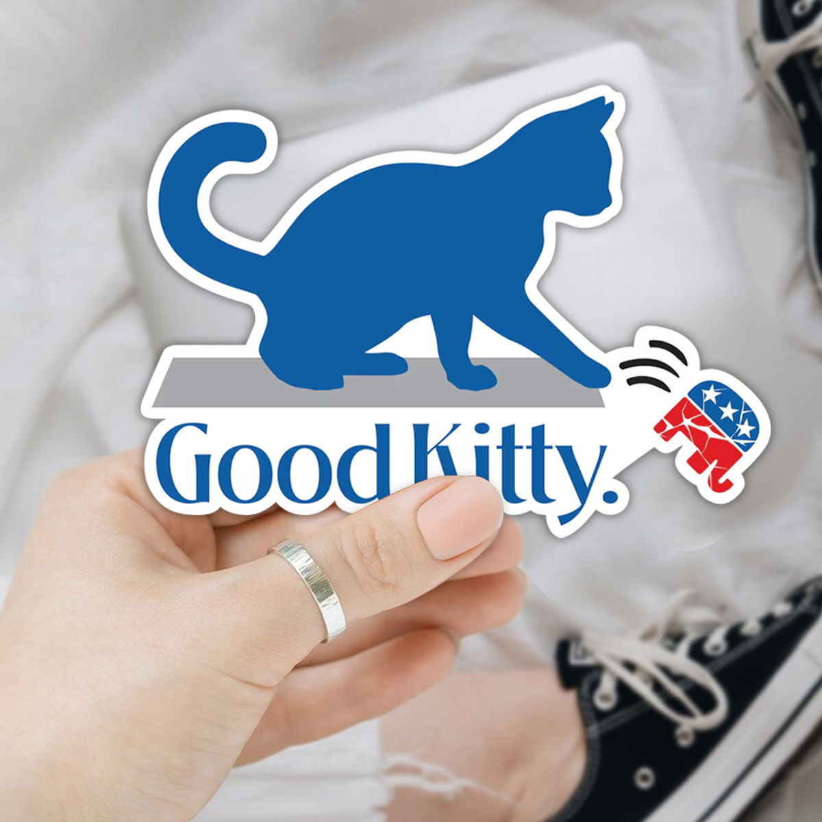 Limited Edition - The Perfect Sticker for Childless Cat Lady | Support for Her | Vinyl Sticker | Waterproof | Premium Sticker | Best Seller 2024 | Sticker (44194) - Personalized Sticker_5