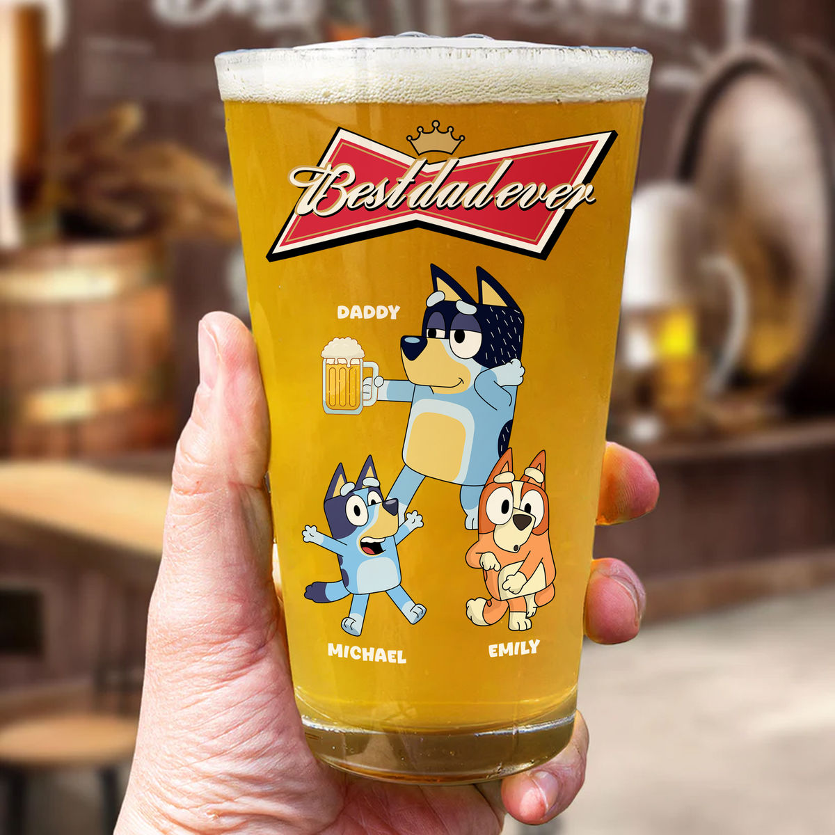 Best Dad Ever - Bluey Family - Father's Day 2025