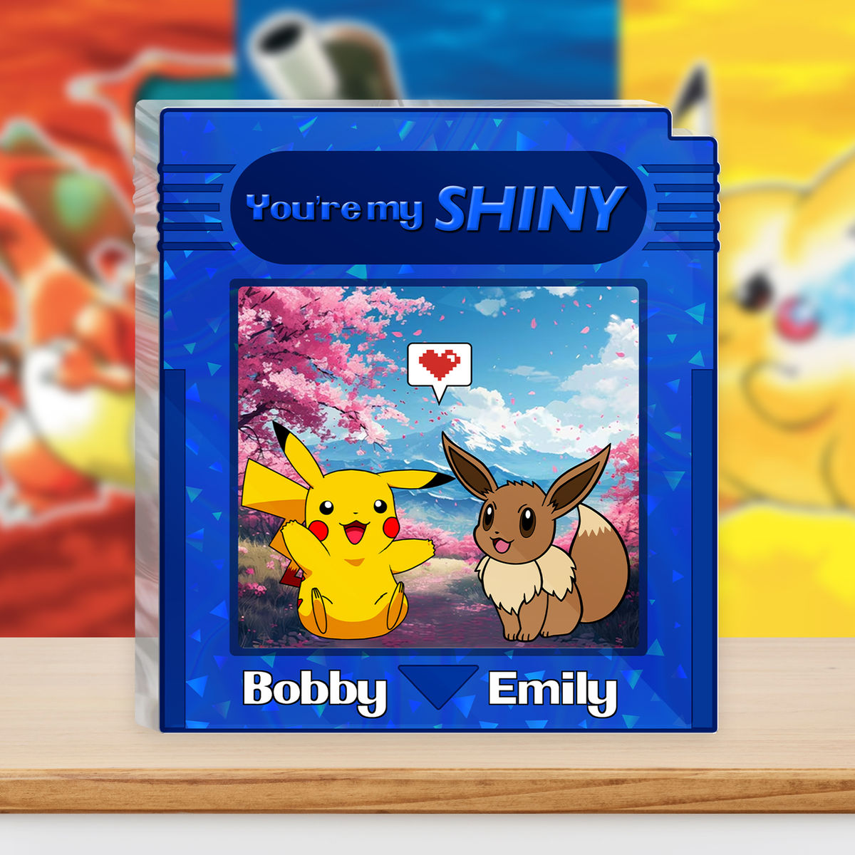 You're My Shiny - Pokemon Cartridge Plaque - Gift for Couple - Trendy 2025