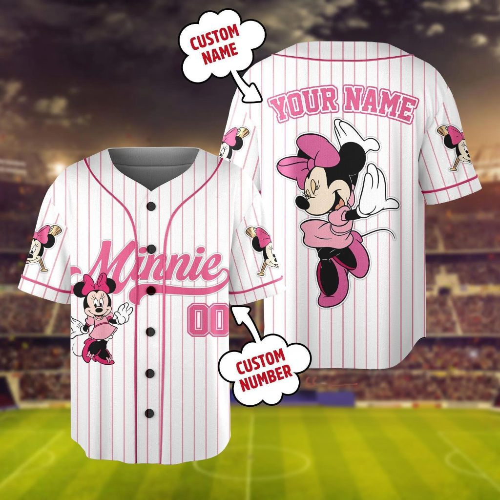 Personalized Set - Personalized Disney Vintage Mickey Mouse Baseball Jersey - Custom Mickey Mouse Jersey, Kid Adult Baseball Jersey_3