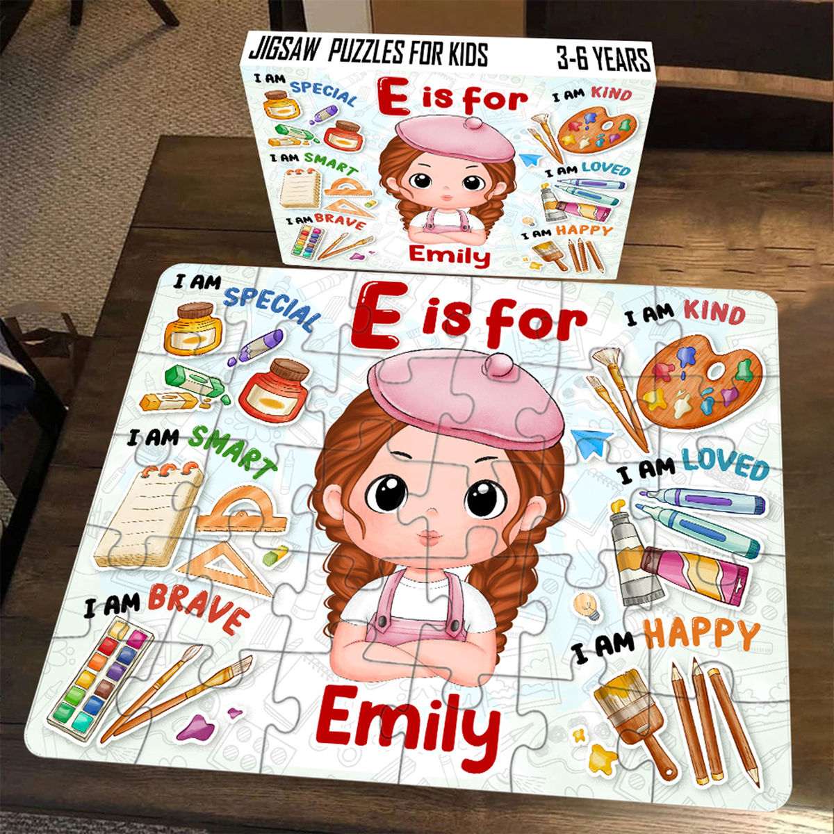 Personalized Set - Jigsaw Puzzle Personalized - SET - My Dream Job Puzzle | Birthday Gift For Kids - Trendy 2024 (45964)