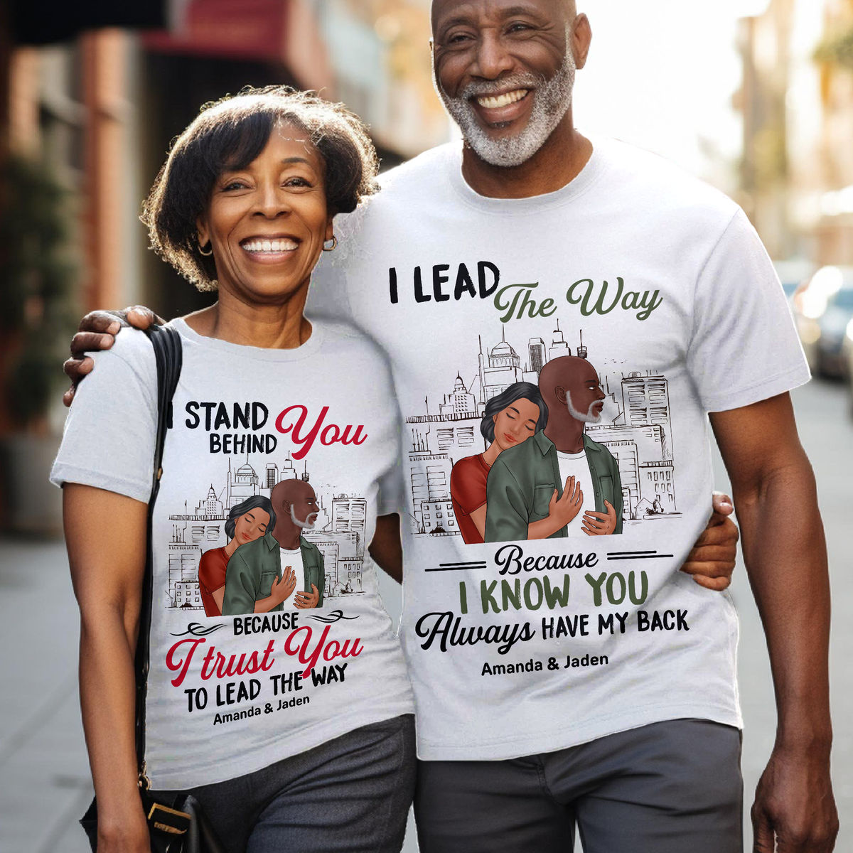 Personalized Set - Gift For Couples - Couple Matching T-shirt - I
