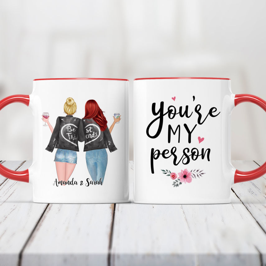 You're My Person Custom Best Friend Mug Personalized 