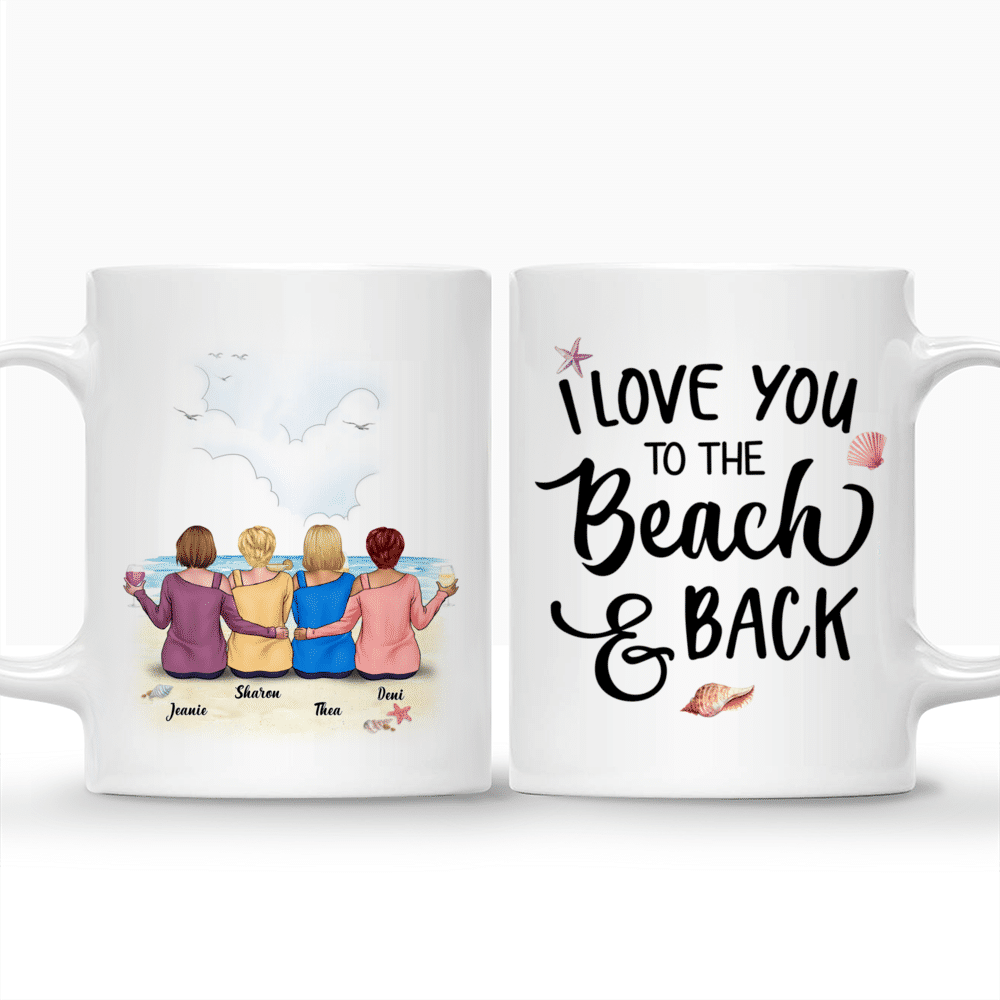 Personalized Mug - Beach Time - I Love You To The Beach And Back_4