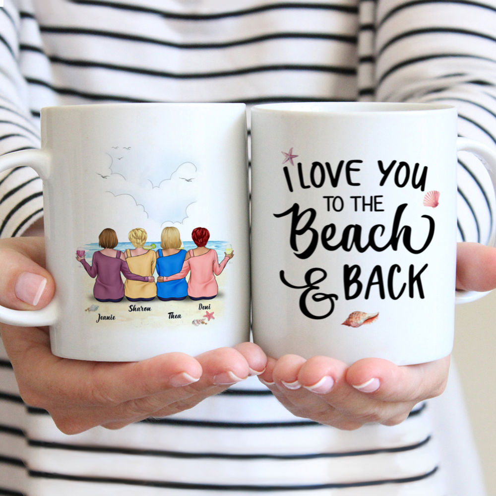 Personalized Mug - Beach Time - I Love You To The Beach And Back_1