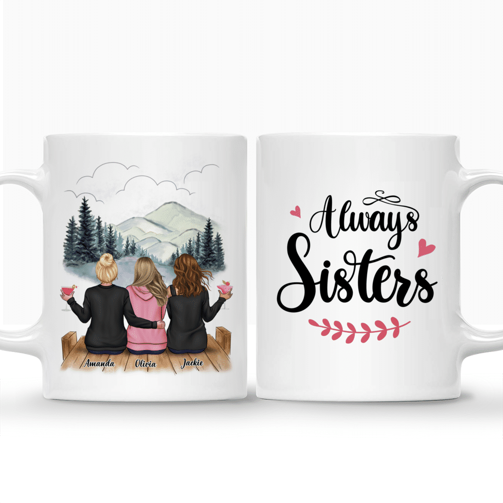 Personalized Mug - Casual Style - Always Sisters_3