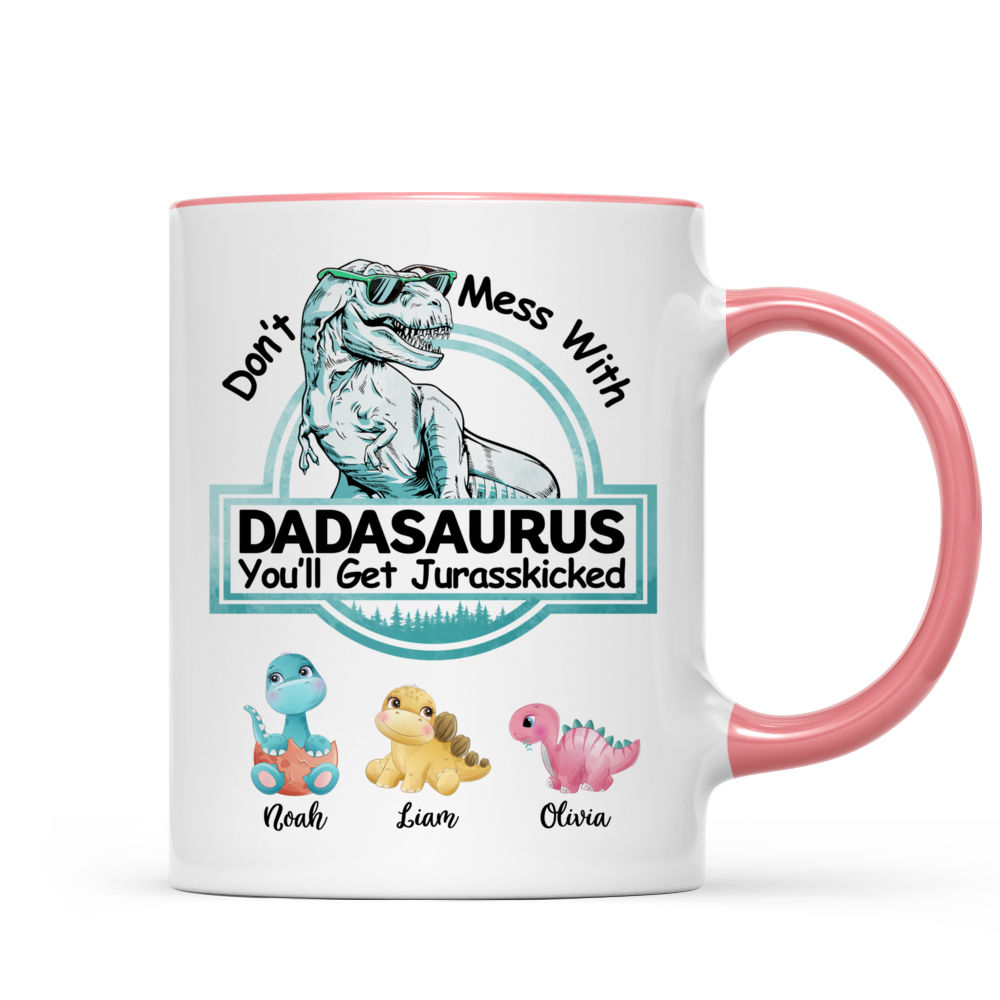Personalized Mug - Family - Don't Mess With Mamasaurus Mug 2022