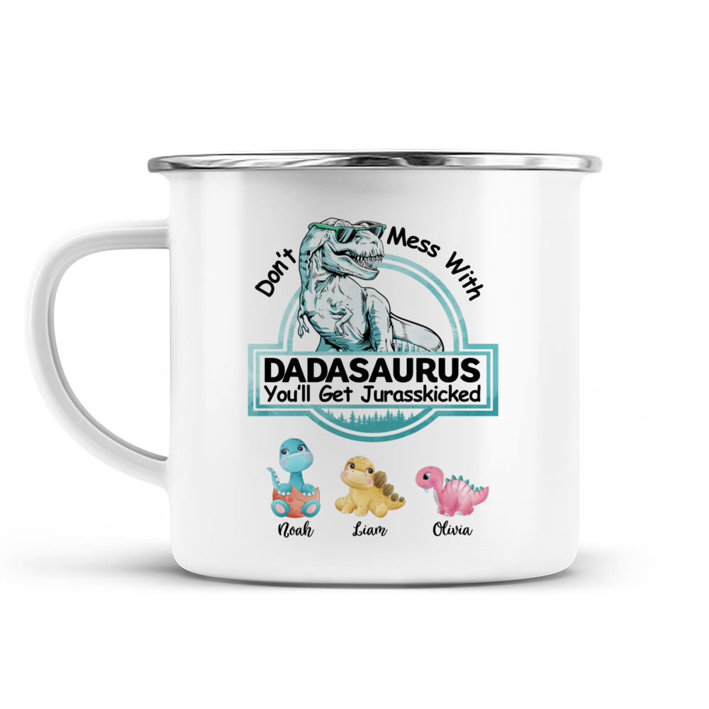 Personalized Gift For Dadasaurus Mug 25343 - Famvibe