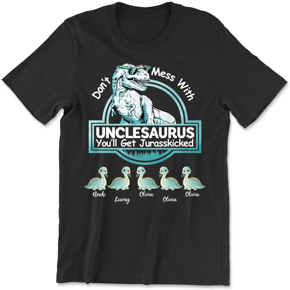 Don't Mess With Daddysaurus 15oz Black Mug - UntamedEgo LLC.