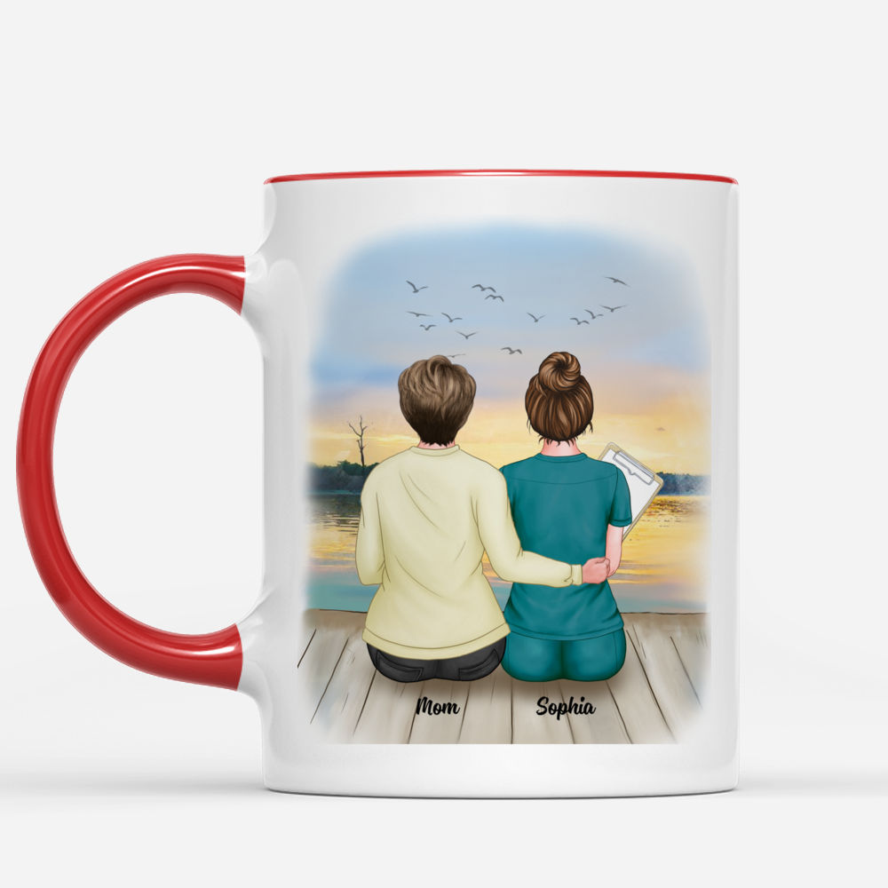 Funny Nurse Mother Best Mom Gift Coffee Mug by Jeff Creation