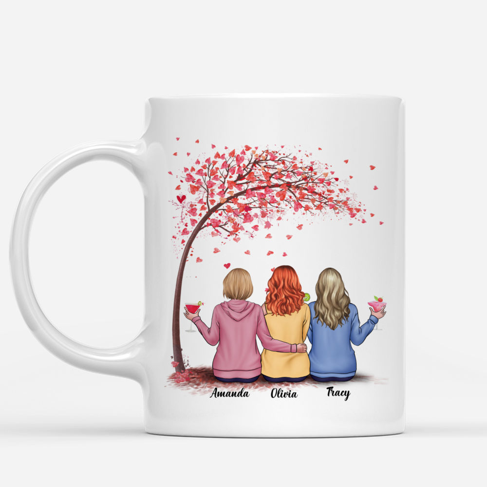 Personalized Mug - Love Tree - I Would Fight A Bear For You Sisters_1