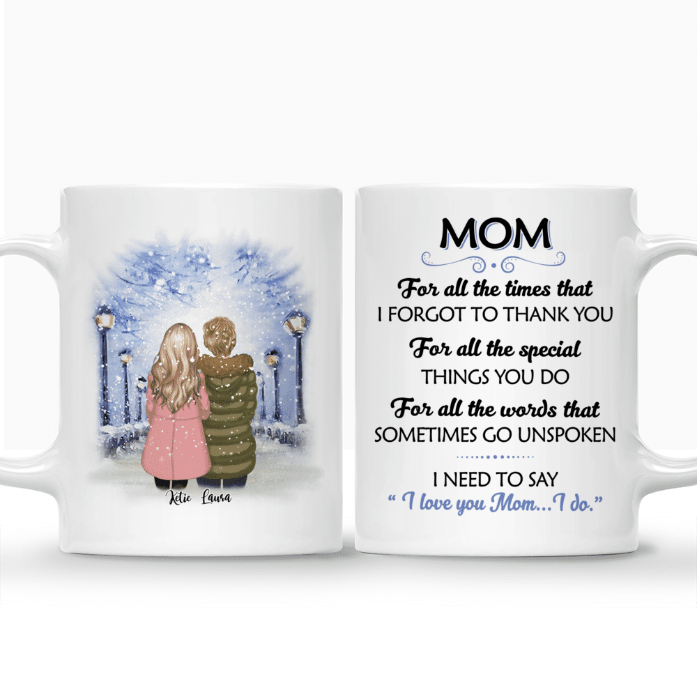 Personalized Say Them With My Smile Mug Gift For New Mom Mug