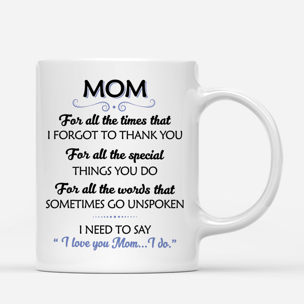 Daughter & Mother Custom Cups - Mom, I need to say I love you