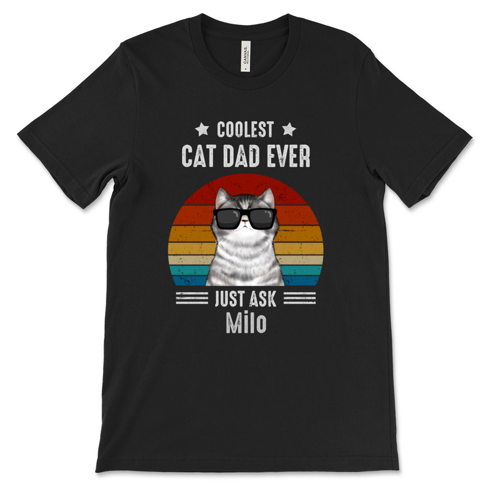 Cat dad shirt sales