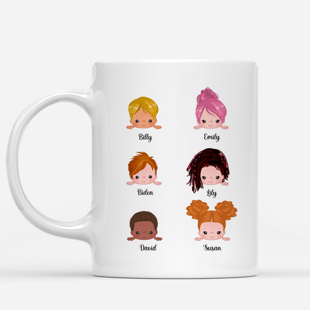 Up to 9 Kids - Life Is Better With Grandkids (New) - Personalized Mug_1