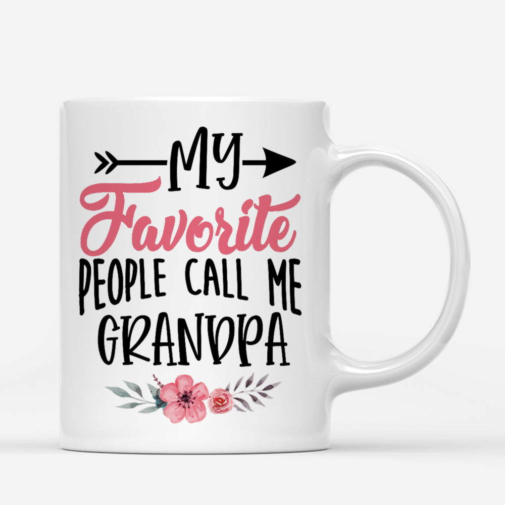 Personalized Mug - Up to 9 Kids - My favorite people call me Grandpa (New)_2