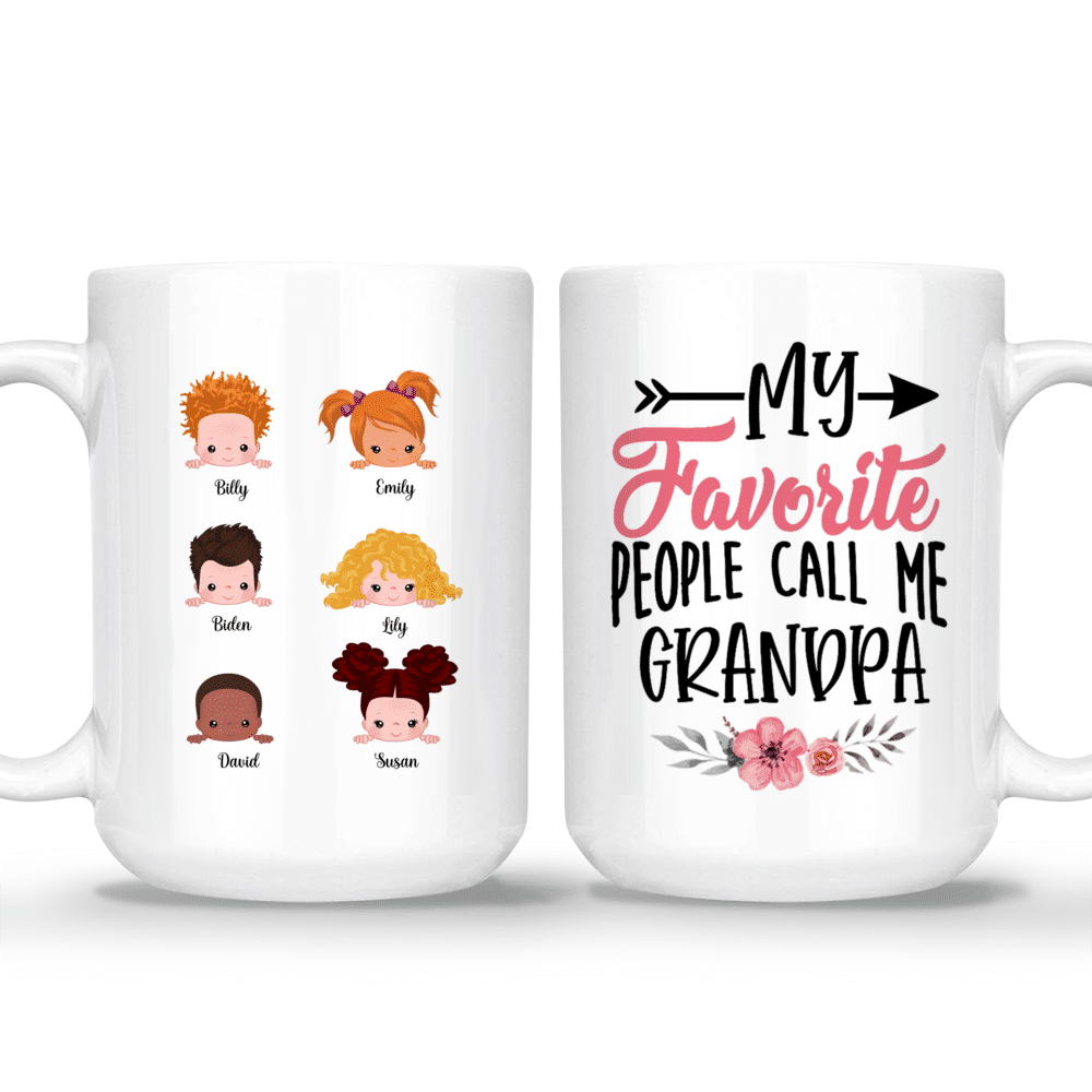 My Favorite People Call me Papa Mug Grandparent Coffee Cup - 11oz – Nerdy  Shirts