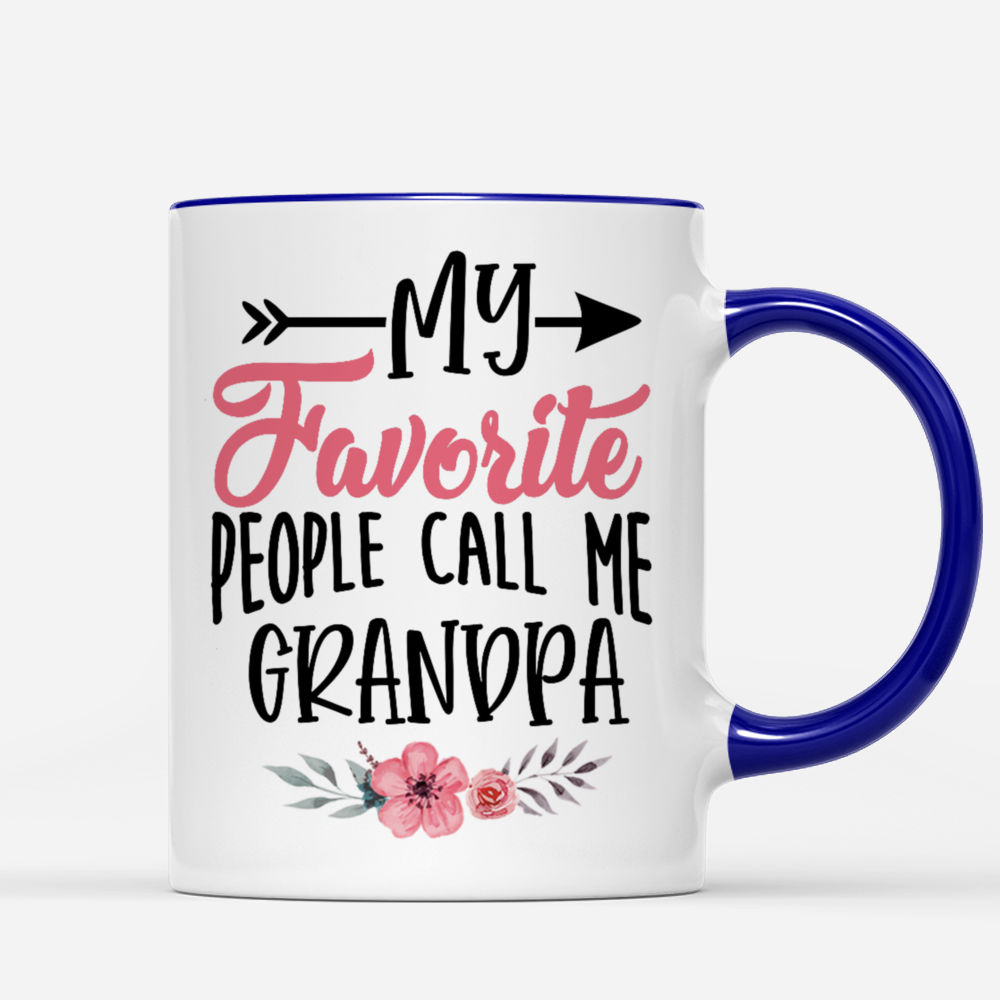 My Favorite People Call Me Grandpa Engraved YETI Rambler Tumbler