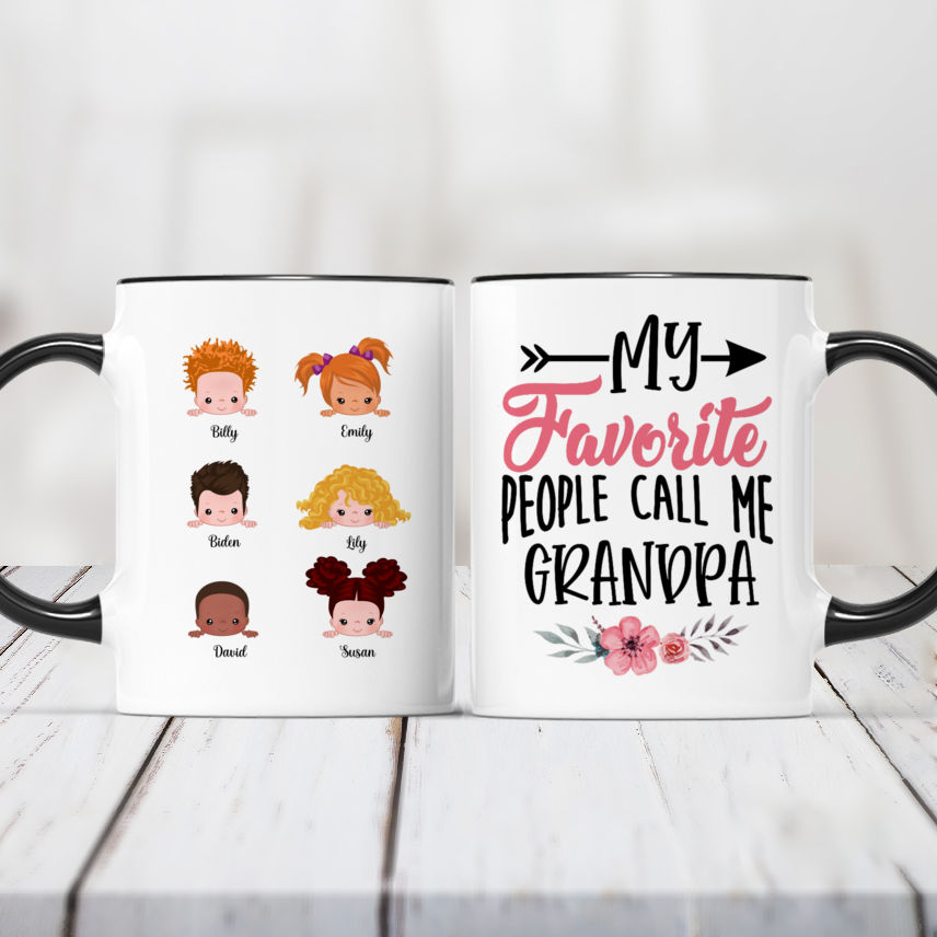 Top Guy Mugs Family Man Coffee Mugs, Large, Multicolor