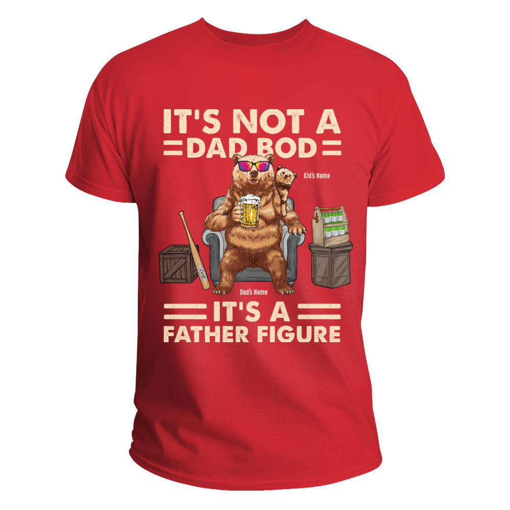 Good Gifts For Single Dads Personalisierte It's Not A Dad Bod It's A Father  Figure T-shirt Sweatshirt Mit Bier Papa Bär Und Baby Bären Lustige  Geburtstag Vatertag Geschenk Für F Funny Dad, image size:1000x1000