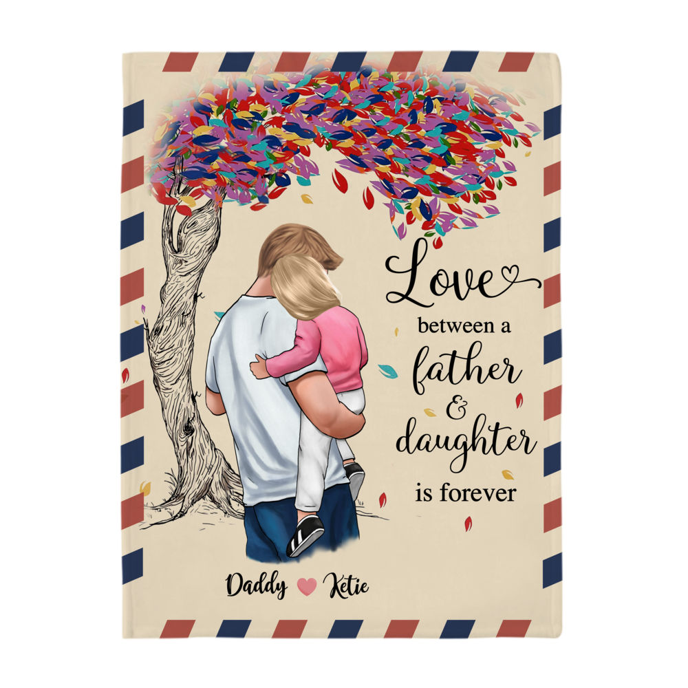 Personalized Blanket - Family - Love between a Father and Daughter