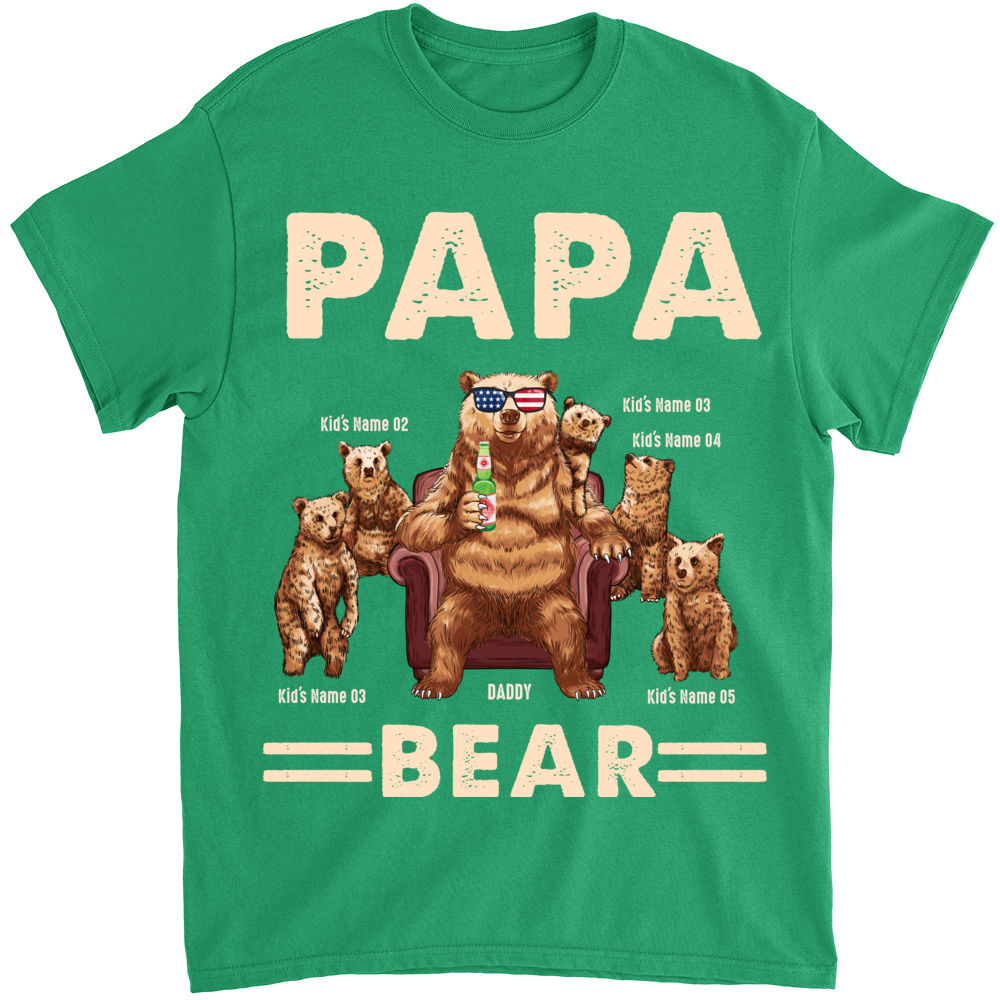 Papa Bear Sunglass Gifts For Dad That Has Everything Essential T-shirt -  Ink In Action