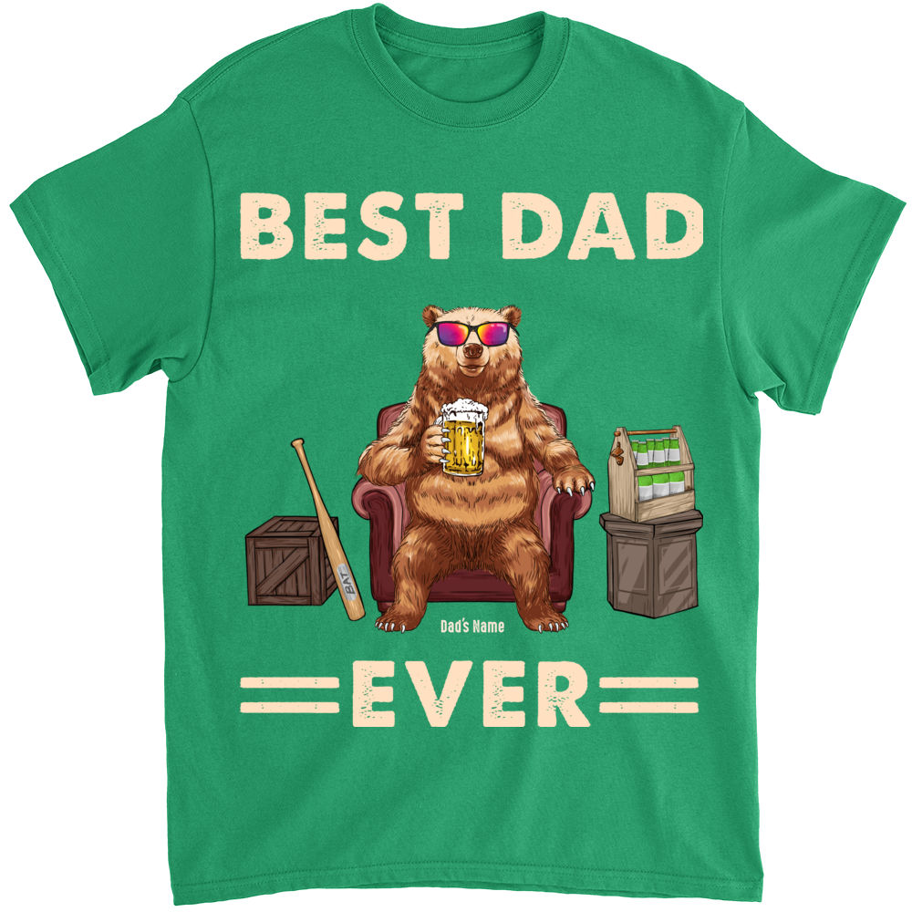 Father & Kids - Best Dad Ever - Father's Day Gifts, Gifts For Dad, Dad Shirts - Personalized Shirt_1