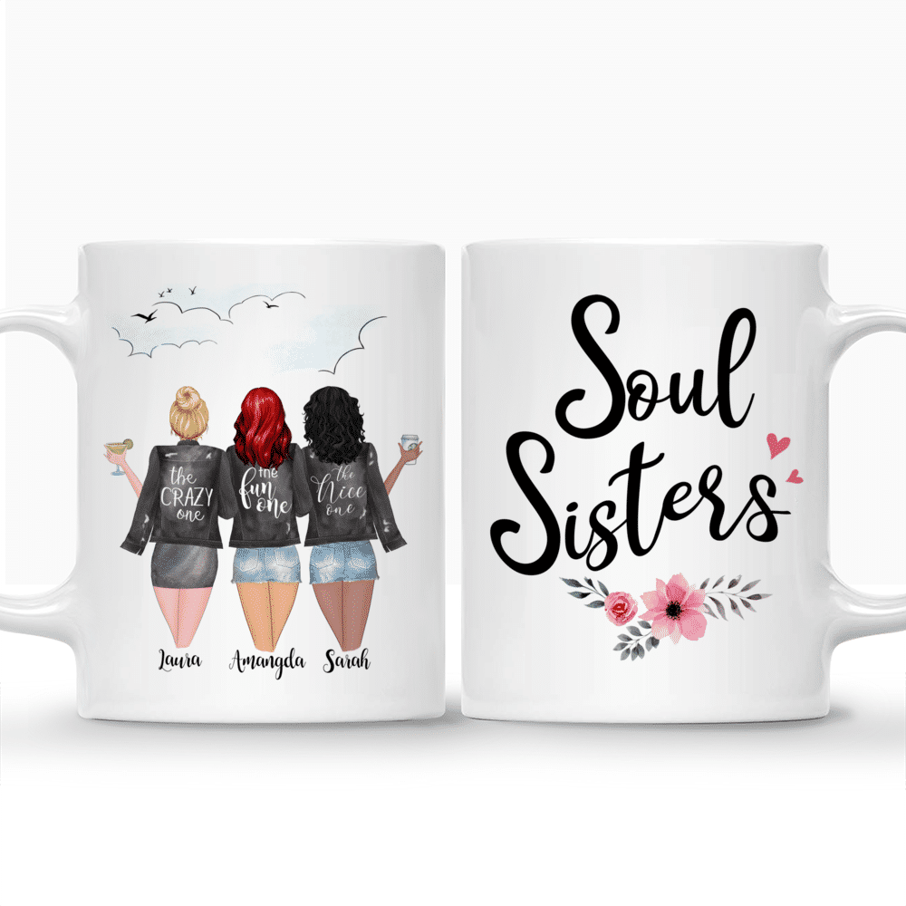 Personalized Mug - 3 Girls - Soul Sisters_3