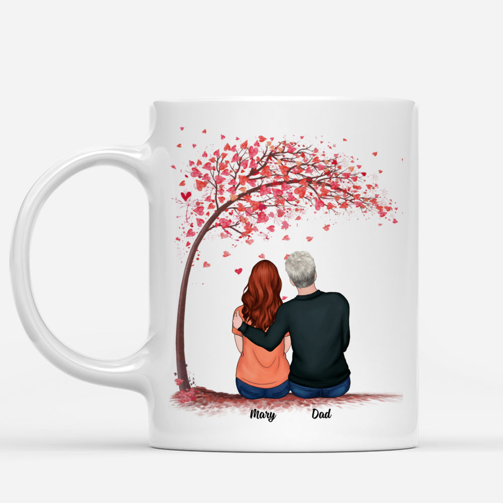 Personalized Mug - Father And Daughters - The Love Between A Father And Daughter Is Forever (Ver2)_1
