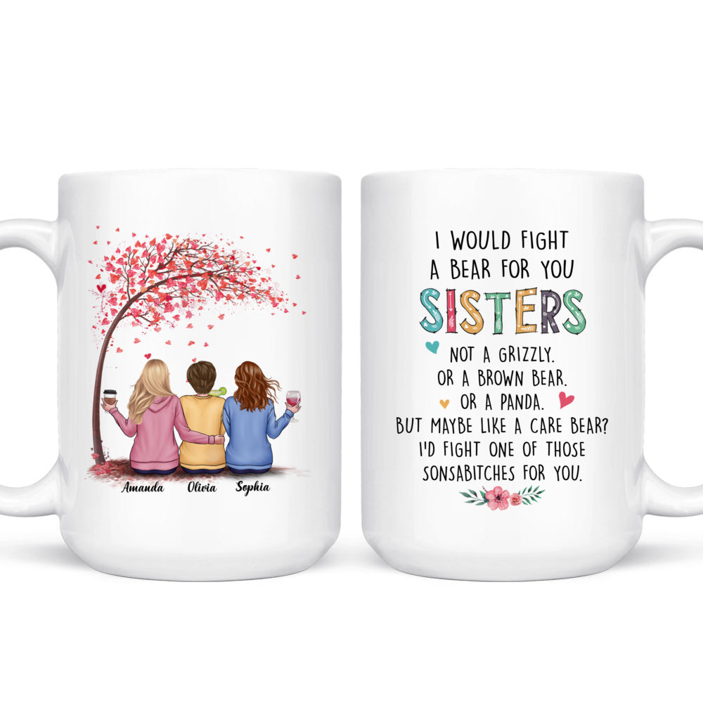 I Would Fight a Bear for You Sister - Personalized Gifts Custom Best F —  GearLit