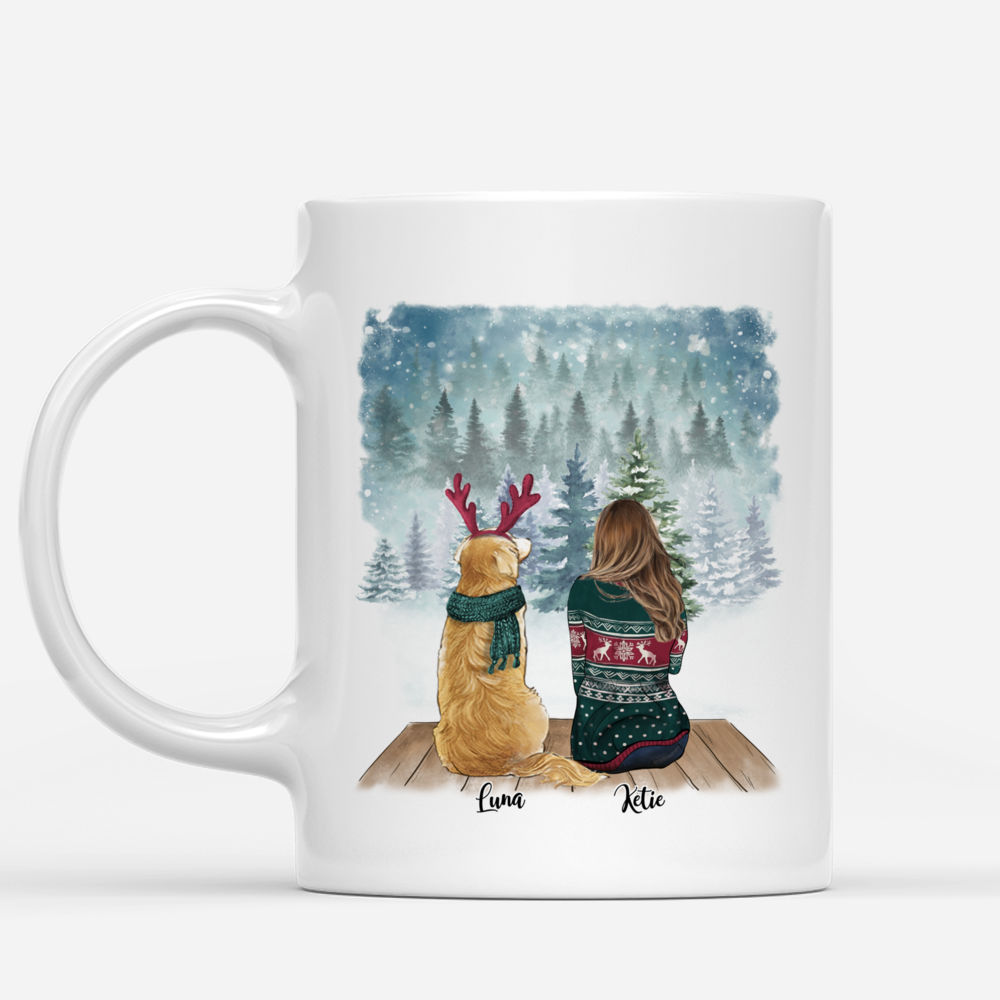 Personalize Mugs - Sorry I Can't - I Have Plans With My Dogs Christmas Mug_1