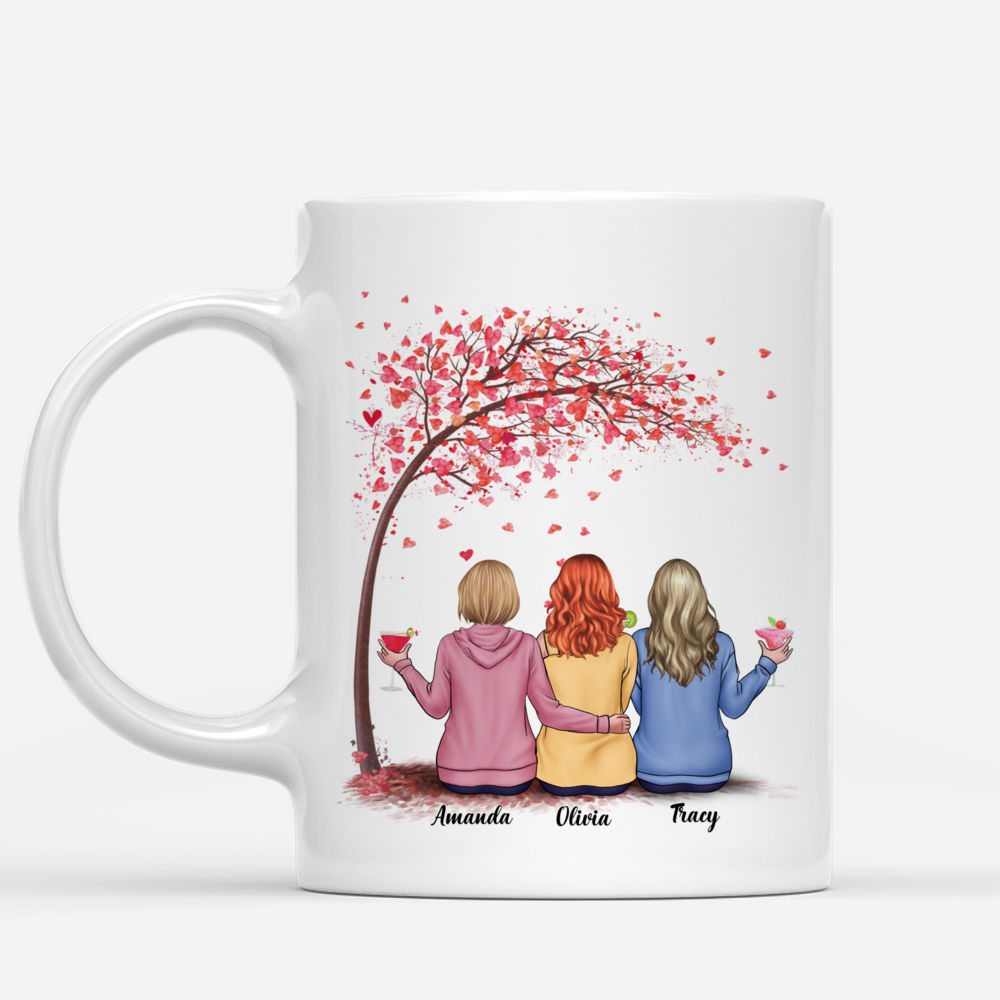 Personalized Mug - Love Tree 3 - Life Is Better With Besties_1