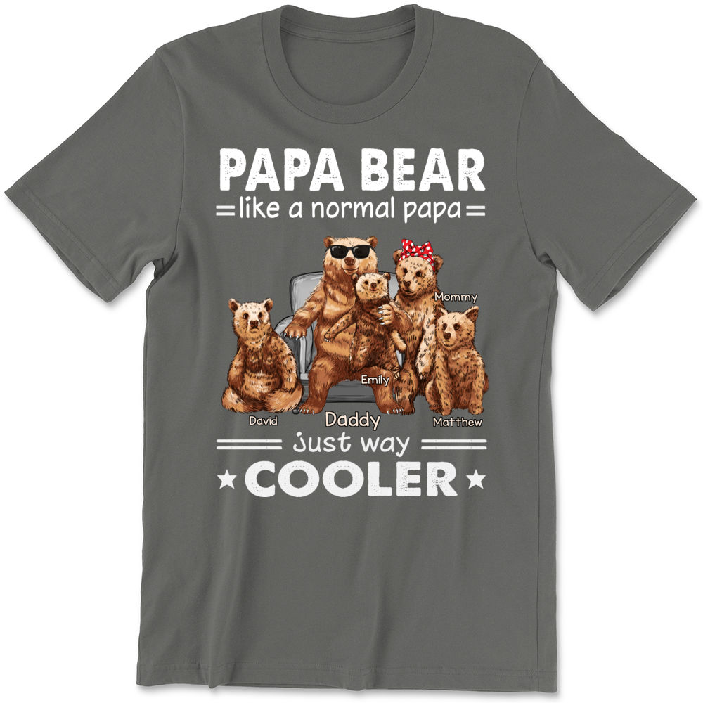 Papa Bear Don't Mess With My Cubs Father's Day' Men's T-Shirt