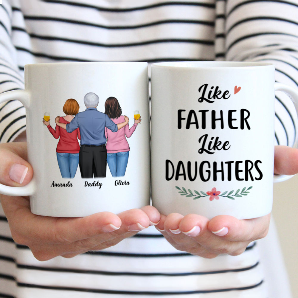 Personalized Mug - Father & Daughters - Like Father Like Daughters (2)